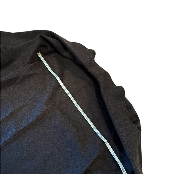 J. Crew Dark Gray Wool Blend Belted Overcoat with Shawl Collar NWOT Size XL - Picture 11 of 16